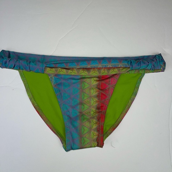 KORAL Swim Bikini Bottoms Striped Geometric S - Picture 2 of 8